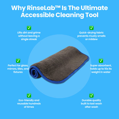 RinseLab™ Microfiber Cleaning Cloth