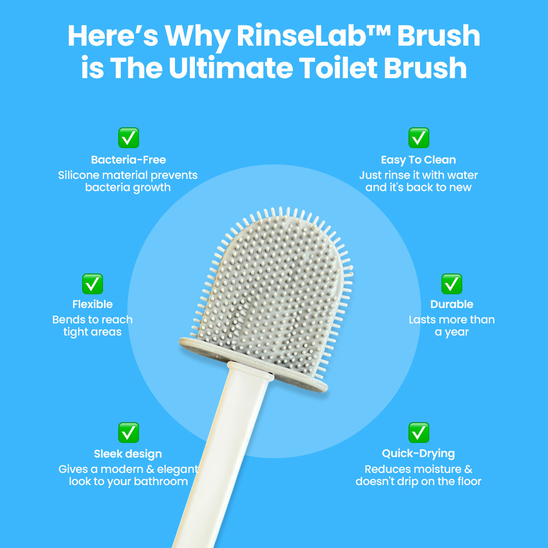 RinseLab™ Toilet Brush